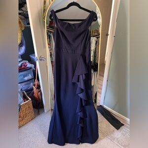 Lulus navy blue gown